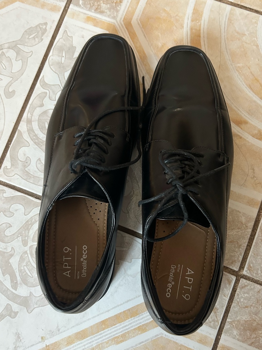 Apt. 9 Men’s Black Lace-Up Oxford Dress Shoes